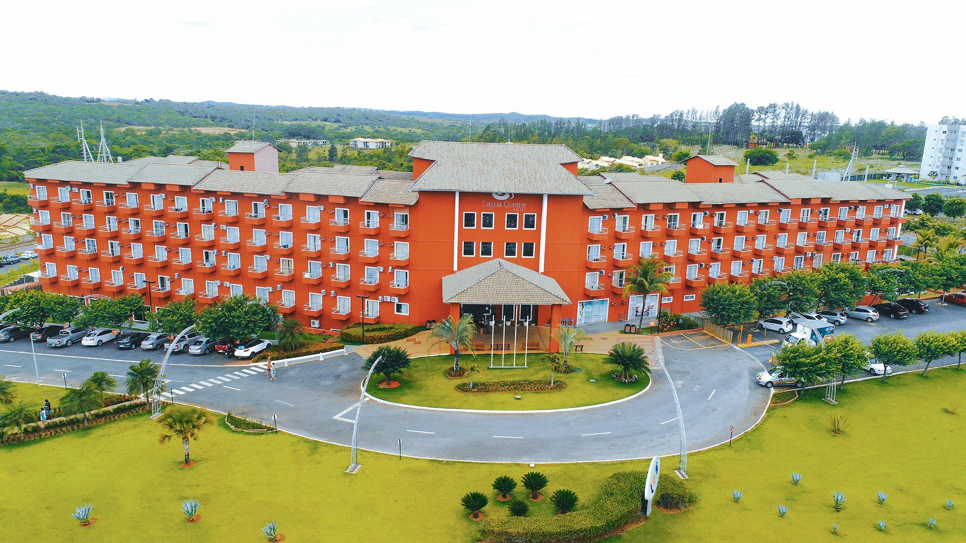 Fachada do hotel